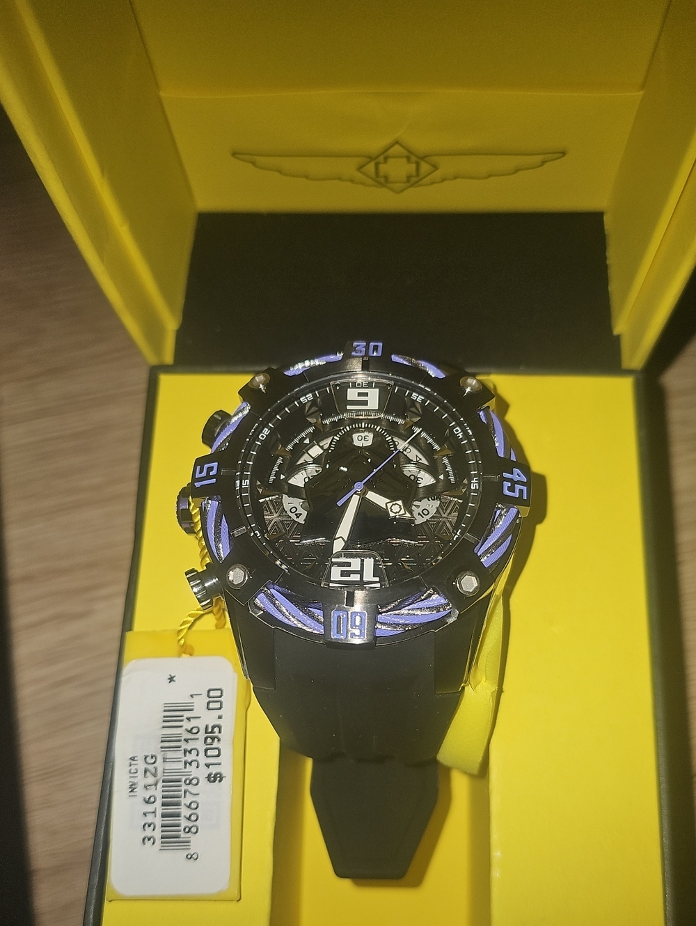 Invicta Yellow Branded Two-Piece Box